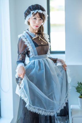 [水淼Aqua] 人气Coser 透明女仆