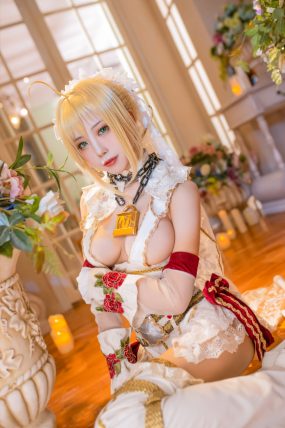 [水淼Aqua] 人气Coser 尼禄x玉藻前